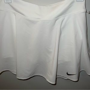 White Nike Victory DriFit Tennis Skirt